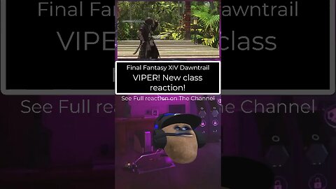 Final Fantasy XIV New Job Reveal - Viper Job Reaction #shorts