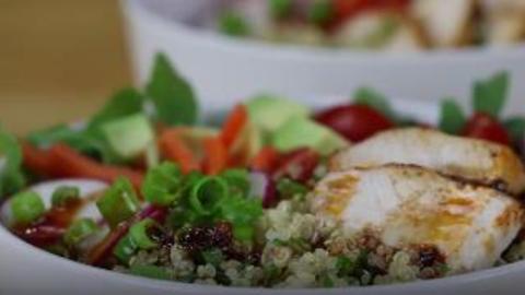 Chipotle Chicken Bowls with Cilantro-Lime Quinoa