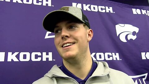 Kansas State Football | Will Howard Postgame Interview | K-State 41, TCU 3