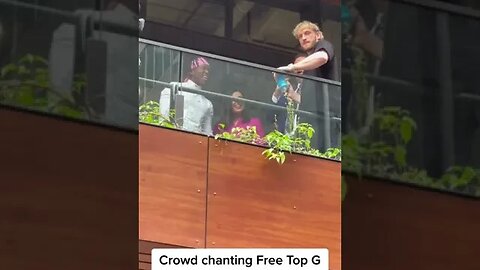 Andrew Tate Fans Chanting TOP G at KSI and Logan Paul