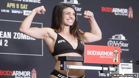 Mackenzie Dern Succesful Weigh In #1 - Big ups my favorite Brazilian fighter Kenzie Dern