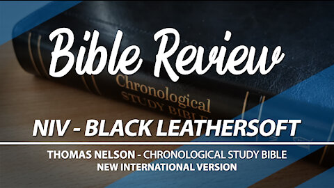 NIV Chronological Study Bible by Thomas Nelson