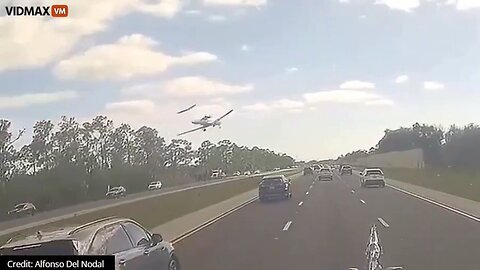 Scary Dashcam Footage Shows Airplane Crashing On Naples Florida Highway