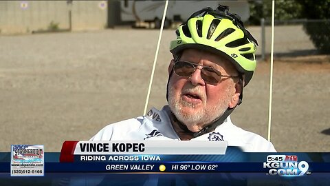 89-year-old Sierra Vista man riding across Iowa