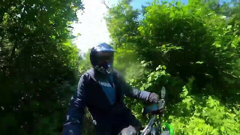 Take A Ride though the enchanted forest on a KAWASAKI KLX 250 !! hope you enjoy !