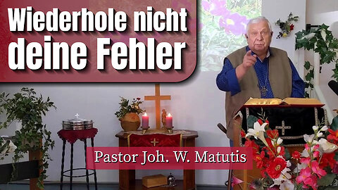 Wiederhole nicht deine Fehler