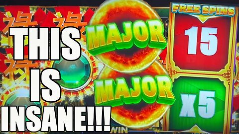 MASSIVE DOUBLE MAJOR JACKPOTS!!! So Many Bonuses! THIS IS NUTS!