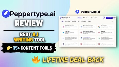 Peppertype.ai Lifetime Deal Back | Watch this Detailed Peppertype review before Buying!