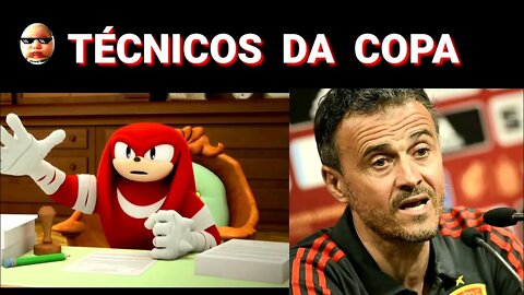 KNUCKLES APROVANDO TÉCNICOS (Técnicos). #knucklesmeme #memesbr @SR.VANDERLEI