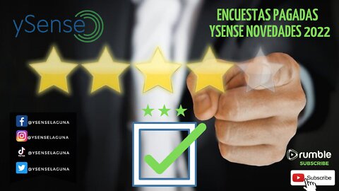 Encuestas Pagadas 💵 Ysense Novedades 2022