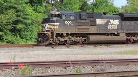 Norfolk Southern Train Meet from Berea, Ohio September 4, 2021