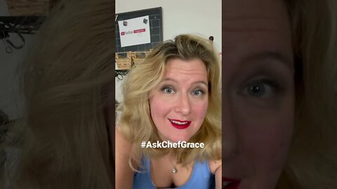 #AskChefGrace