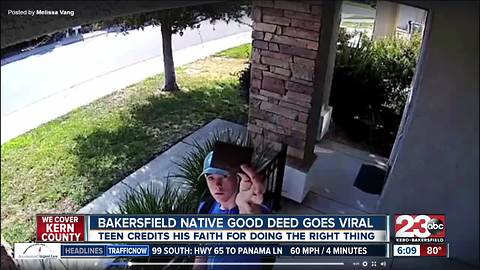 Bakersfield natvie good deed goes viral