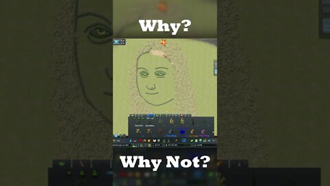 Creating Mona Lisa in Cities Skylines #shorts