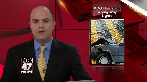 MDOT planning to install "Wrong Way" lights