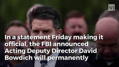 Breaking: FBI Director Officially Announces Mccabe Replacement