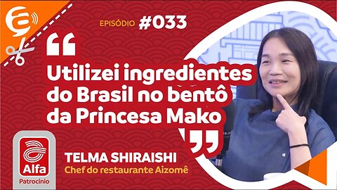 Telma Shiraishi: Utilizei ingredientes do Brasil no bentô da Princesa Mako