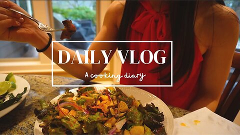 SUB-VLOG | Living alone, Korean beef stir fry, A5 Wagyu steak, sushi rolls, ASMR