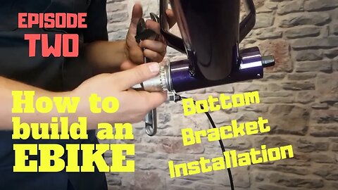 How to build an ebike, Episode 2 - Threaded Bottom Bracket and Pedal assist installation