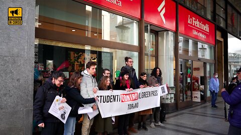 LA RESISTENZA CONTRO OGNI NORMA LIBERTICIDA – Studenti contro il green pass Torino