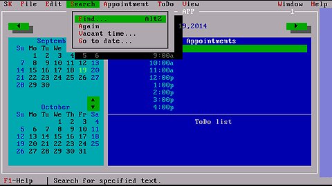 Borland Sidekick and Turbo C for DOS