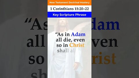 1 Corinthians 15:20–22 | Key Phrase