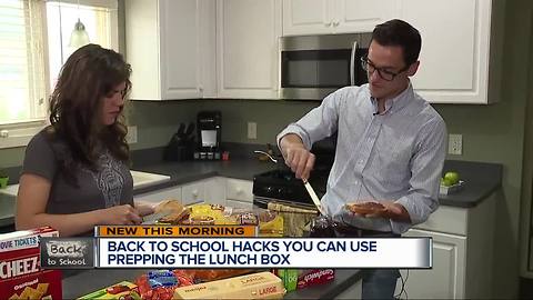 Back to school hacks you can use prepping lunch for kids