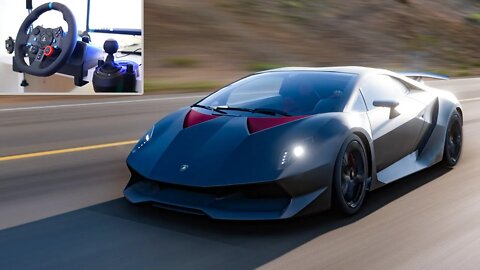 600HP Lamborghini Sesto Elemento Jumping the Plane