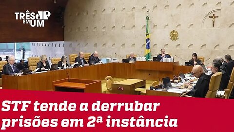 STF tende a derrubar atual regra que possibilita prisões em 2ª instância