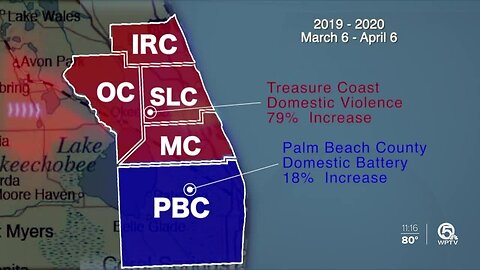 Domestic violence cases increase 79 percent in Treasure Coast counties during COVID-19 pandemic