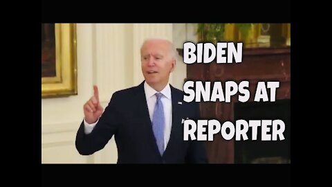 Biden SNAPS at Reporter over Mask Confusion