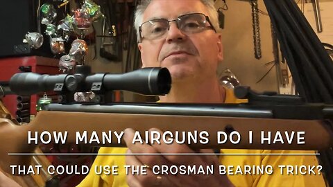 How many airguns do I have that could use the “Crosman bearing” trick? Beeman Stoeger