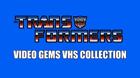 TRANSFORMERS on VHS PAL/UK (Videos x3) 📼 (Video Gems VHS Collection) 📼