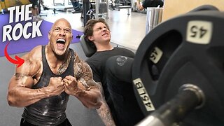 I Survived Dwayne "The Rock" Johnson's Leg Day!