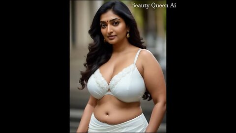 Indian Mallu Anty Half Saree Look Book | Indian Beautiful 40y Old Women Ai Generate