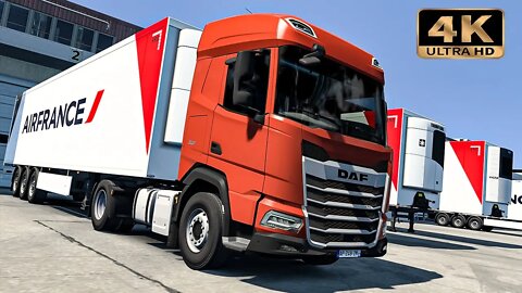 NEW DAF XF - From France to UK | Euro Truck Simulator 2 Gameplay "4K"