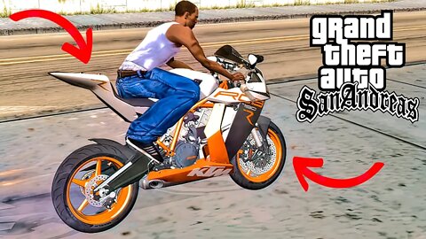 Secret KTM Duke R1 Bike Location in GTA San Andreas (Cheat Code)