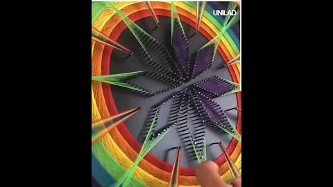 The process for creating these string art, mandalas are seriously satisfying 😮👏