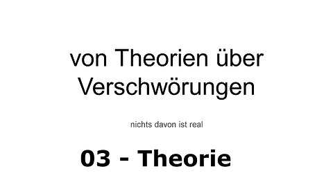 TKTV - 03 - Verschwörungen - Theorie | Diskurs (Deutsch)