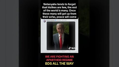 #netanyahu #apartheid #threatens #BDS #protests #USA #UK #EU #Punishment #Vindictive #Evil