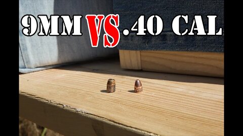 9mm vs .40 cal... Denim Test