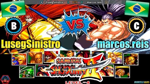 Samurai Shodown II (LusegSinistro Vs. marcos.reis) [Brazil Vs. Brazil]