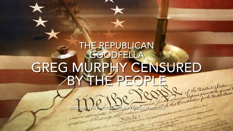 Greg Murphy Censured By The People