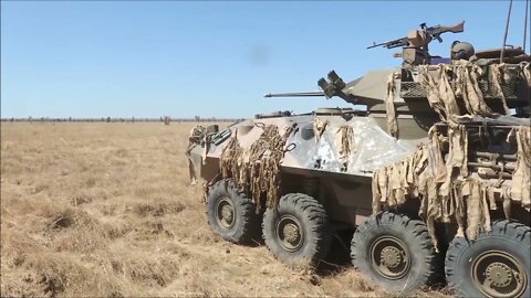 Australian Army Calvary unit, 1st Armored Regiment, prepares for Exercise Koolendong