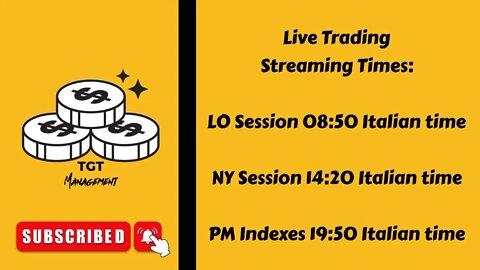 LIVE Forex LO Session - 21st April 2022