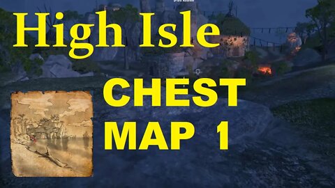 ESO HIGH ISLE Treasure Map 1 Location! - (Guide) Elder Scrolls Online