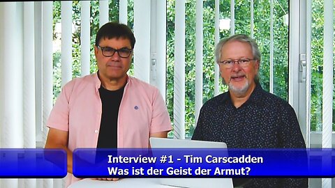 #1: Tim Carscadden - Was ist der Geist der Armut? (Aug. 2019)