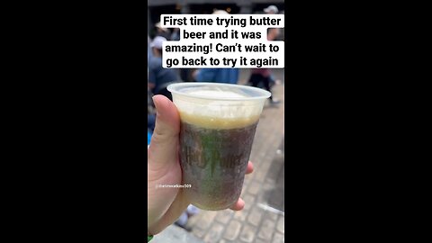 Trying Butter Beer For The First Time