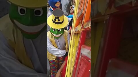 DANÇARINOS SUPER NINJAS DA CARRETA DA ALEGRIA FURACÃO, DANÇANDO FOFÃO, O MÁSKARA, BEN10 E PATATI