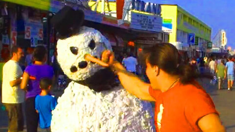 Scary Snowman Hidden Camera Prank Backfires On Jersey Shore | Season 1 Episode 15